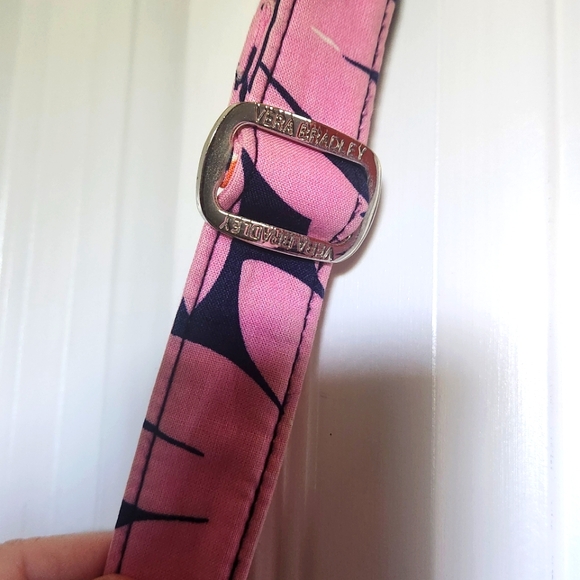 Vera Bradley Pink Loves Me Cross Body Hipster Bag W/ Matching Clutch Wallet - Picture 12 of 16